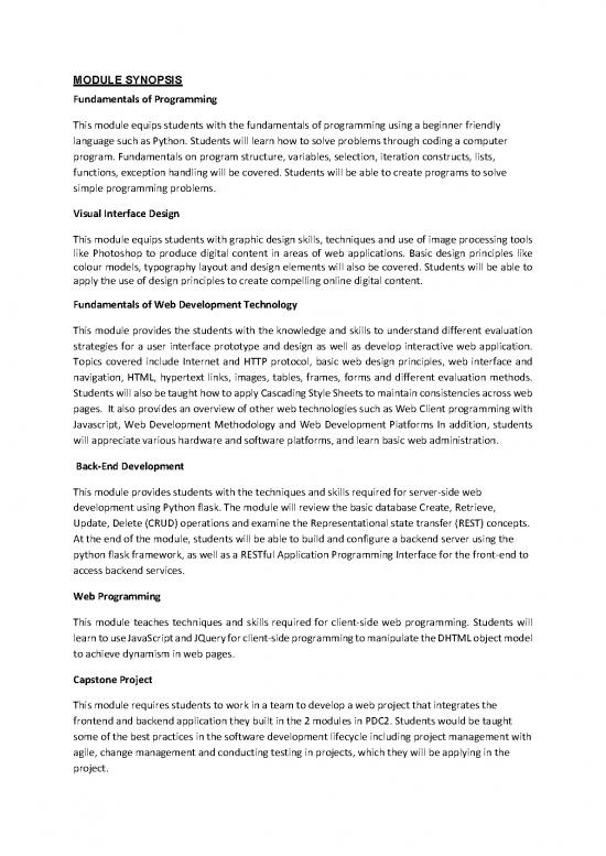 picture Principles Of Programming Pdf 198302 | Module Synopsis   Nvwp Pdf