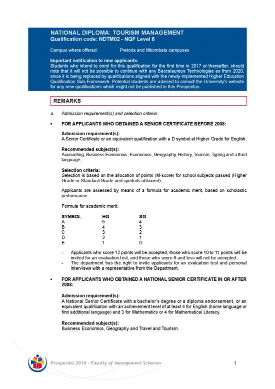 picture Tourism Pdf 200423 | Ndip Tourism Man 2018