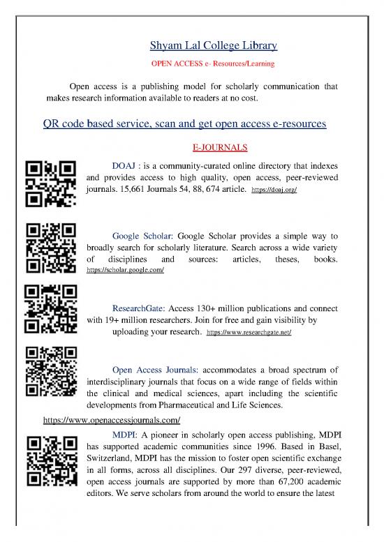 picture_Open Access Resource With Qr Code