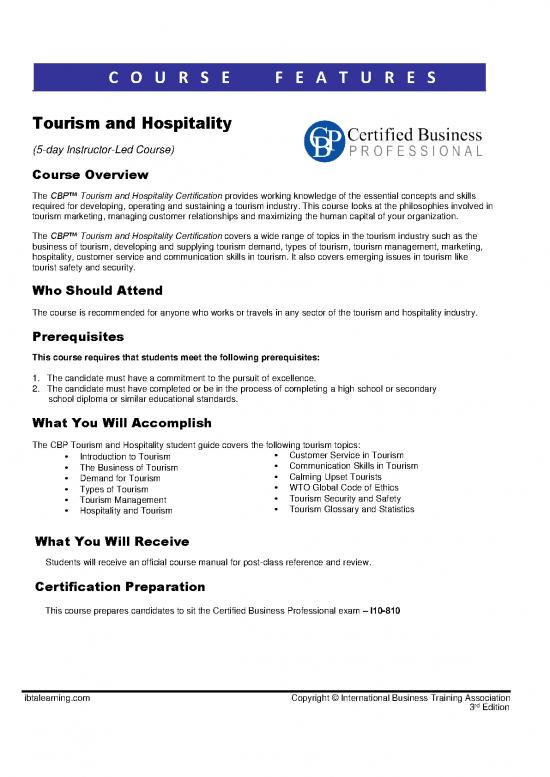 picture1_Marketing In Tourism Pdf 199806 | Tourism Outline 3rd Edition 19