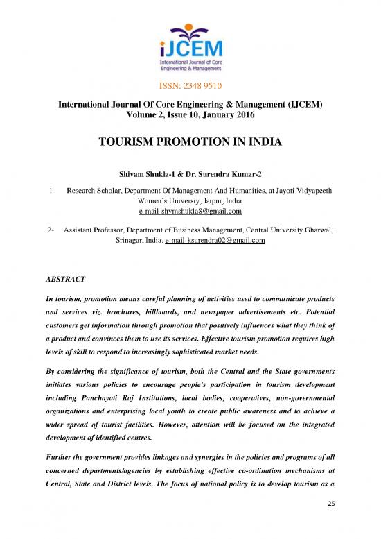 picture Tourism Pdf 200534 | Tourism Promotion In India