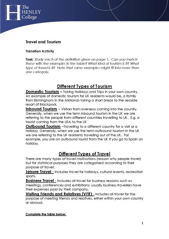 picture Tourism Pdf 200298 | Travel And Tourism