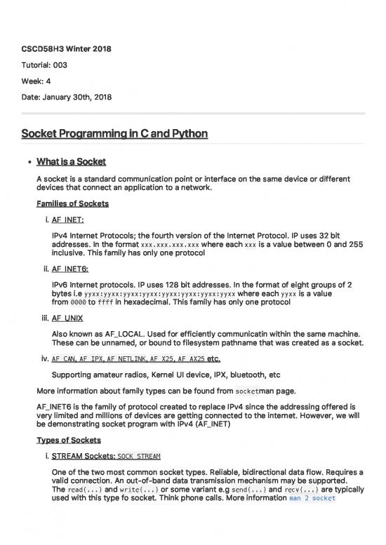 picture Python Network Programming Pdf 198493 | Week4 Tutorial