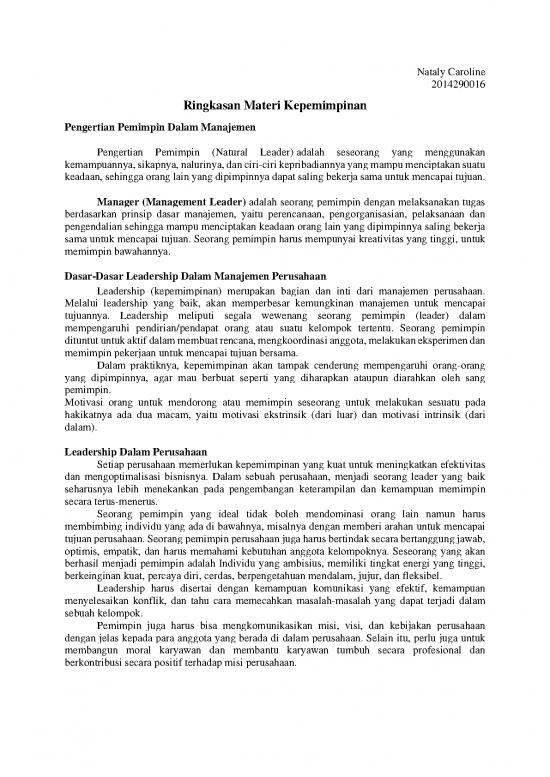 picture Manajemen Pdf 19742 | 1411 115 Tugas Pengantar Manajemen Pertemuan Ke 14