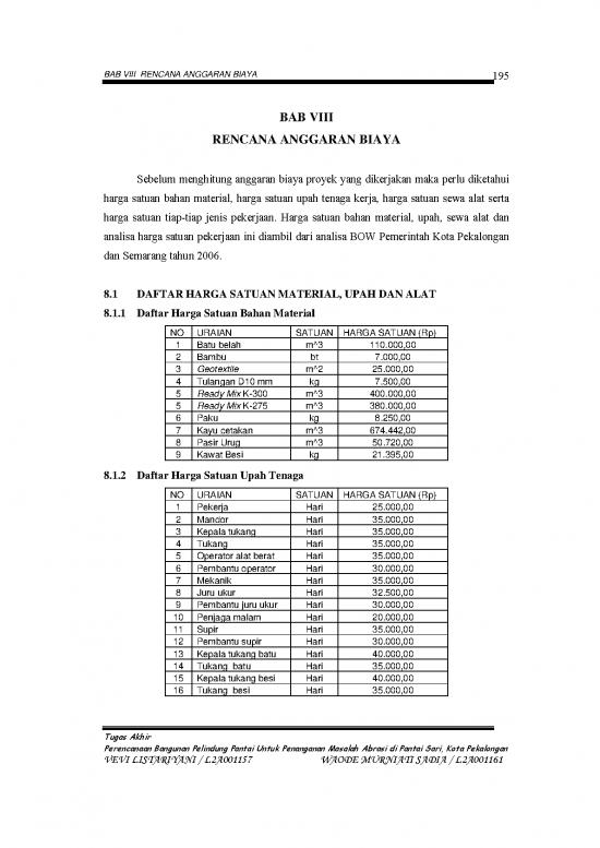 picture File Rab - Rencana Anggaran Biaya Id 20314 | 1663 Chapter Viii picture File Rab - Rencana Anggaran Biaya Id 20314 | 1663 Chapter Viii