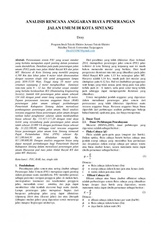 picture_File Rab - Rencana Anggaran Biaya Id 20548 | 190618 Id Analisis Rencana Anggaran Biaya Penerang