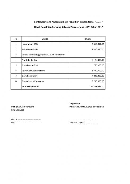 picture File Rab - Rencana Anggaran Biaya Id 20938 | 20170418105909contoh  Rab Hibah 2017