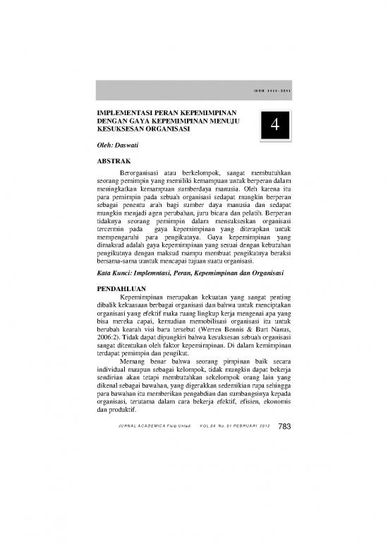 picture_Organisasi Adalah Pdf 19746 | 28515 Id Implementasi Peran Kepemimpinan Dengan Gaya Kepemimpinan Menuju Kesuksesan Organ