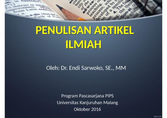 picture Artikel Ilmiah S2 Ips Pak Endi | File - Laporan Penelitian Id 19075