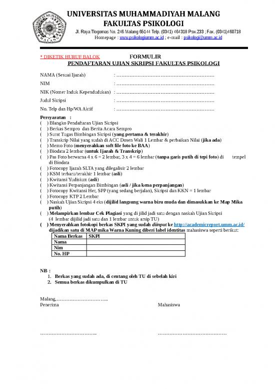 picture_Blangko Ujian Skripsi Terbaru 2020 2021 | File Contoh - Memo