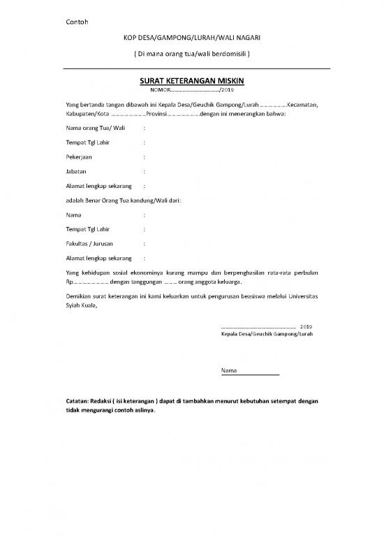 picture_Contoh Surat Keterangan Miskin | File - Surat Keterangan Id 19396