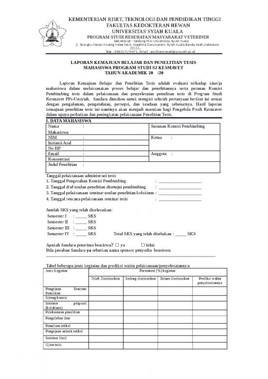 picture_Form Laporan Kemajuan Dan Progres Tesis | File - Laporan Penelitian Id 19010