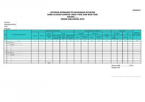 picture File - Laporan Kegiatan Id 20109 | Formulir 5 Dak Fisik Non Fisik picture File - Laporan Kegiatan Id 20109 | Formulir 5 Dak Fisik Non Fisik