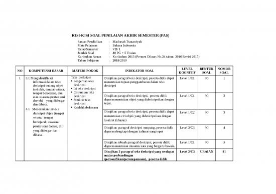 picture1_Materi Kelas 7 - Bahasa Kelas Vii Id 19594 | Kisi Kisi  Ind Pas Kls 7 Smtr 1 2018 2019