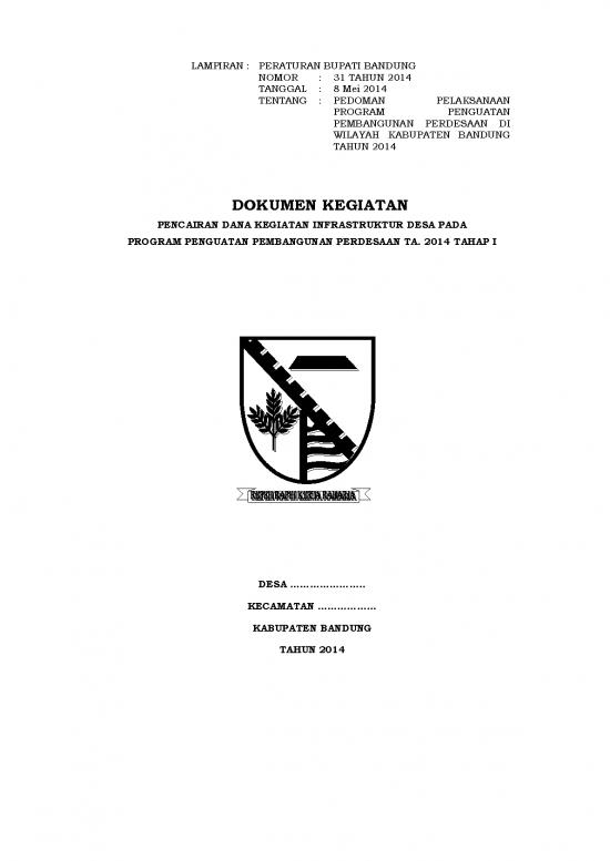 picture Susunan Pemerintah Desa 20412 | Lampiran Perbup 31 Tahun 2014