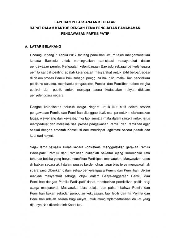 picture_Laporan Kegiatan Rapat Dalam Kantor Dengan Tema Penguatan Pemahaman Pengawasan Partisipatif | File - Laporan Kegiatan Id 18554
