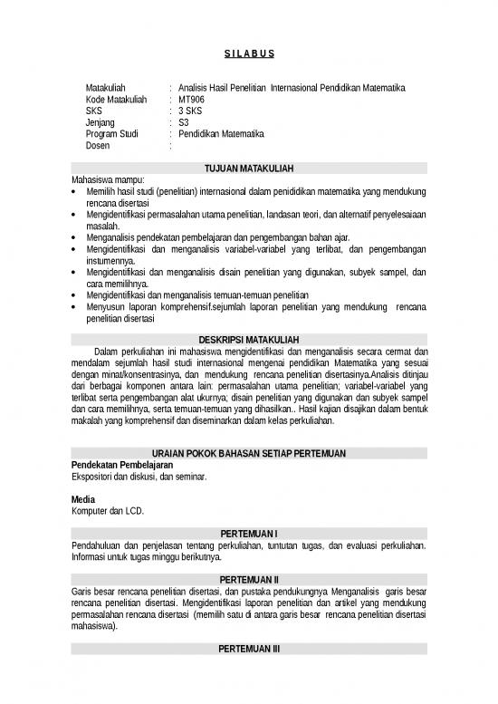 picture Laporan Doc 19143 | Mt 906 Analisis Hasil Penelitian Internasional Pendidikan Matematika