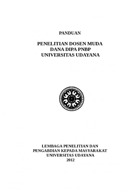 picture Penelitian Pustaka Adalah 19050 | Panduan Penelitian Dosen Muda 2012