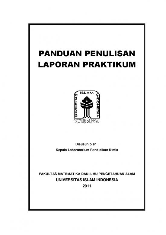 File Laporan Praktikum Id 21141 Panduan Penulisan Laporan Praktikum - Riset