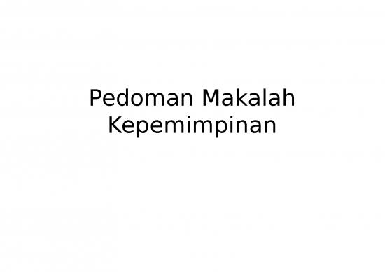 picture Contoh Kesimpulan Dalam Makalah 19718 | Pedoman Pembuatan Makalah Kepemimpinan