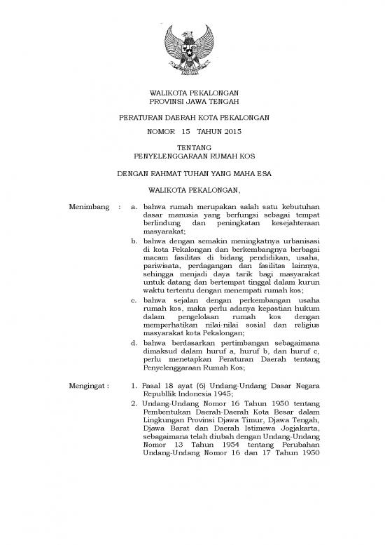 picture1_Presentasi Usaha 20829 | Peraturan Daerah Kota Pekalongan Nomor 15 Tahun 2015 Tentang Penyelenggaraan Rumah Kos