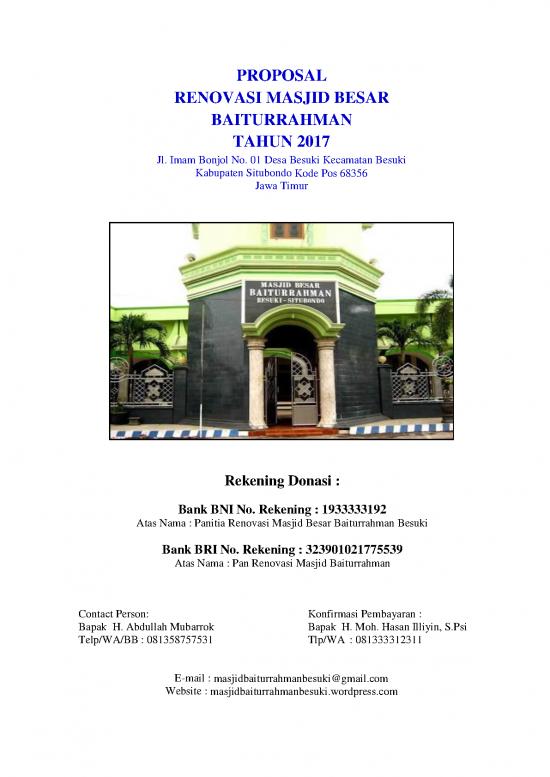 picture1_Thesis Proposal Sample Pdf 20534 | Proposal Renovasi Masjid Baitur Rahman Edit 1