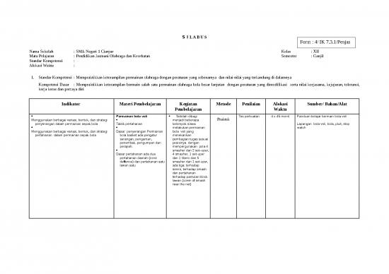 picture_Contoh Penilaian Pembelajaran 19607 | Silabus Penjaskes Kelas Xii