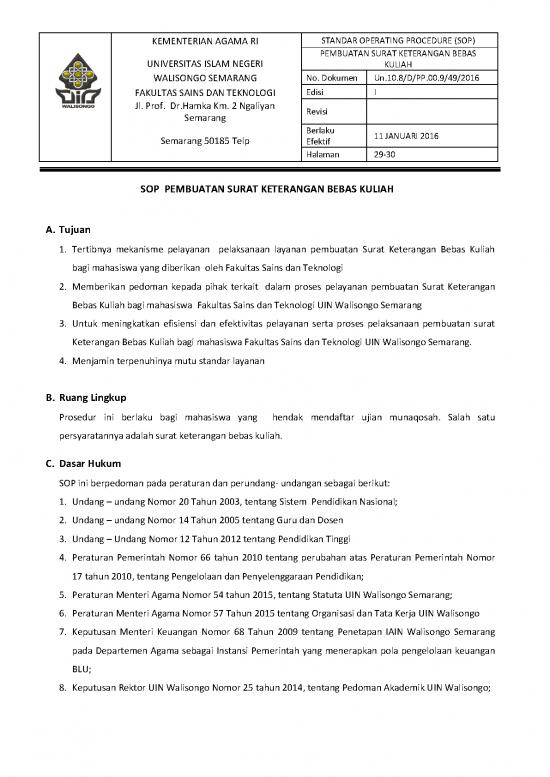 picture_Sop Pembuatan Surat Keterangan Bebas Kuliah | File - Surat Keterangan Id 18784