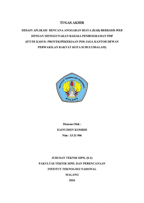 picture File Rab - Rencana Anggaran Biaya Id 20290 | Zainuddin Kombih (906)