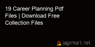 picture 19 Career Planning Pdf Files | Download Free Collection Files