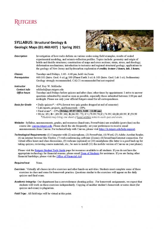 picture Geology Pdf 200626 | 00 Structure Syllabus 2021