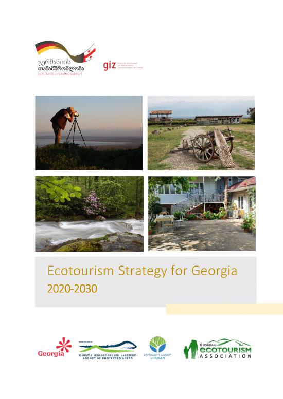 picture1_Ecotourism Pdf 201206 | 2020 ¦ Ecotourism Strategie For Georgia (english)