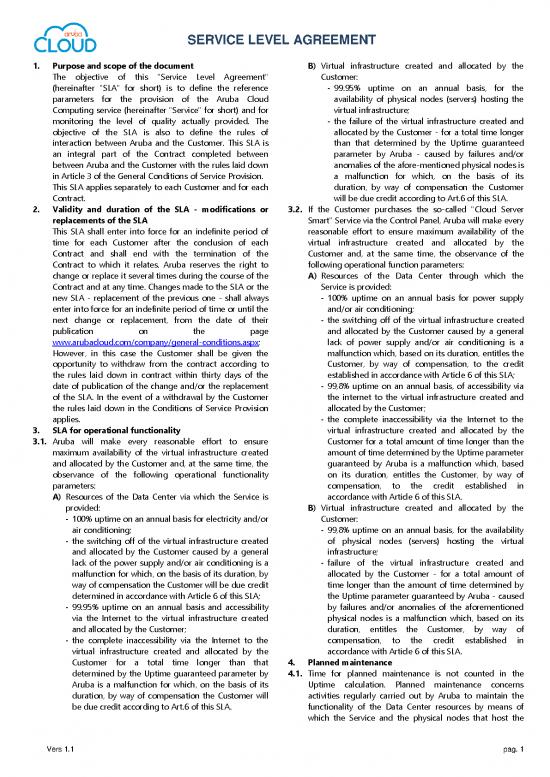picture1_Agreement Contract Sample 202432 | 3 Servicelevelagreement