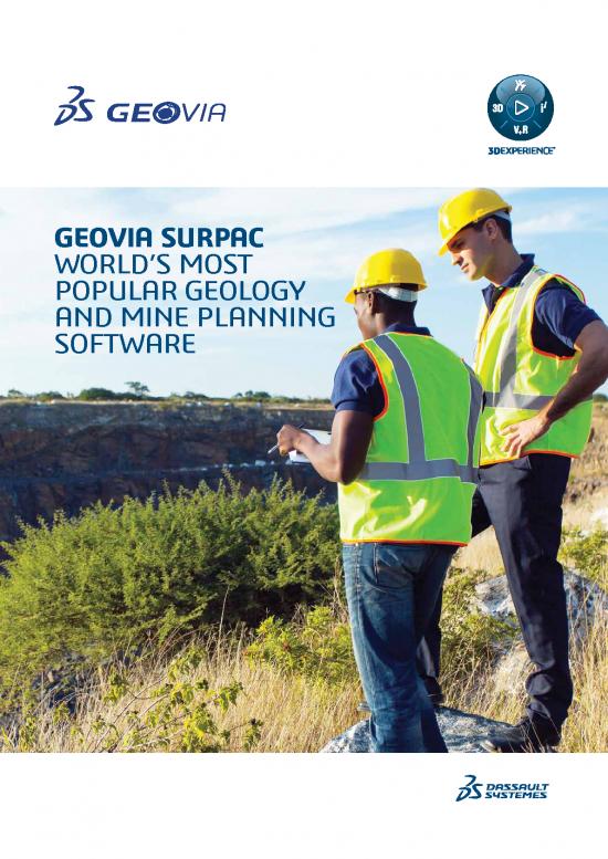 picture_Geology Pdf 200795 | 3ds Geovia Surpac Brochure