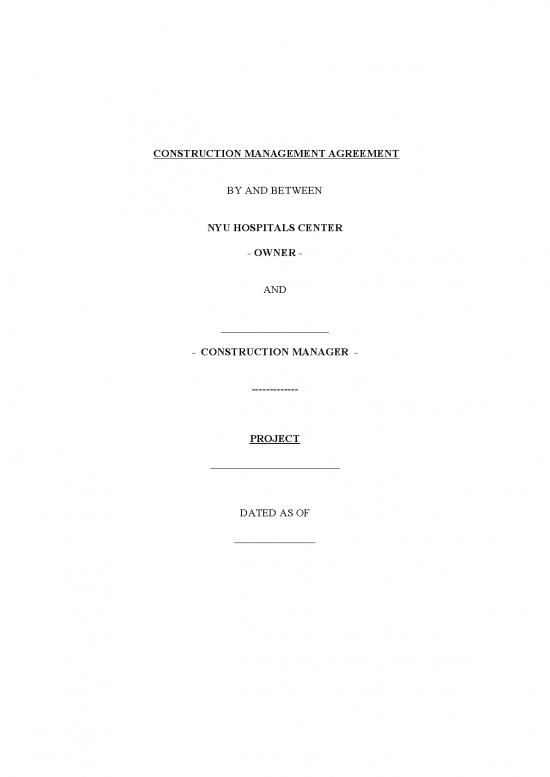 picture Agreement Contract Sample 201974 | 5   Sample 6 26 13 Cm Form Nyu Hospitals Cma