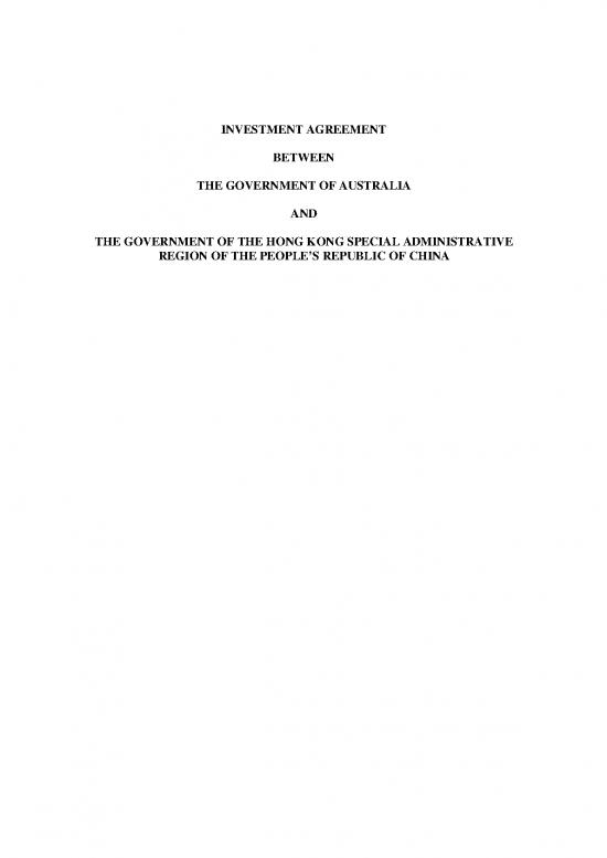 picture1_Agreement Sample 202685 | A Hkfta Investment Agreement