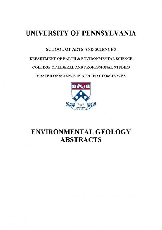 picture Geology Pdf 200902 | Abstract Environmental Geology 2015 2019
