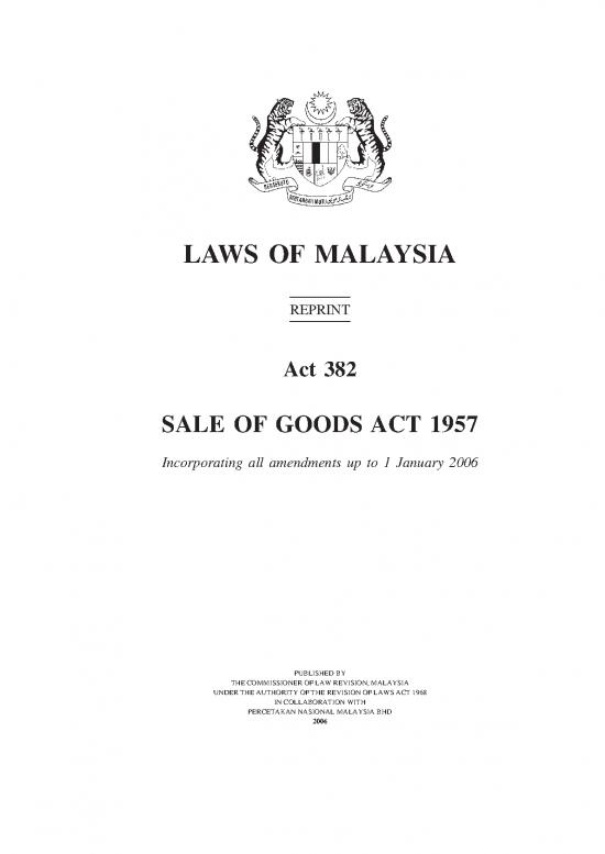 picture_Agreement Contract Sample 202152 | Act 382 Sale Of Goods Act 1957