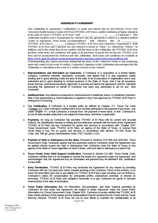 picture1_Agreement Sample 201575 | Addendum To Agreement Template