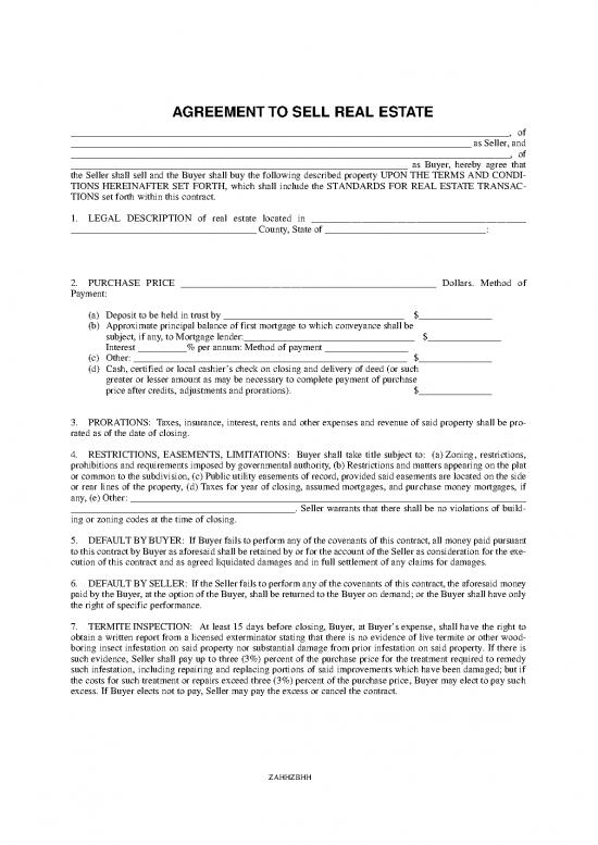 picture1_Agreement Contract Sample 202826 | Agrmttosell