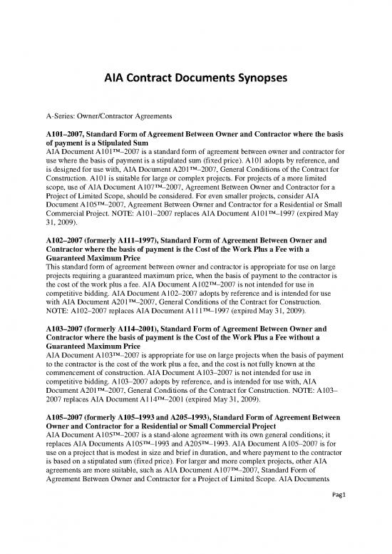 picture1_Agreement Contract Sample 202380 | Aia Contract Documents Synopses 05 11 11