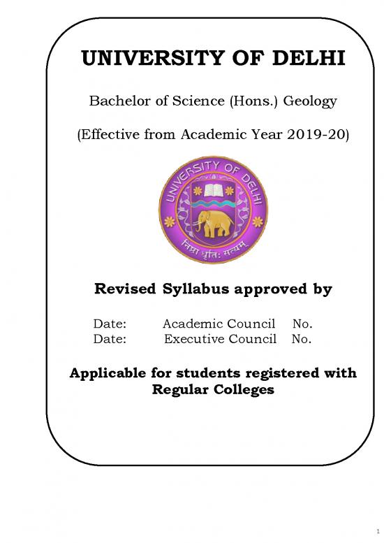 picture1_Geology Pdf 200836 | Annexure  S(hons) Geology (cbcs) 2019