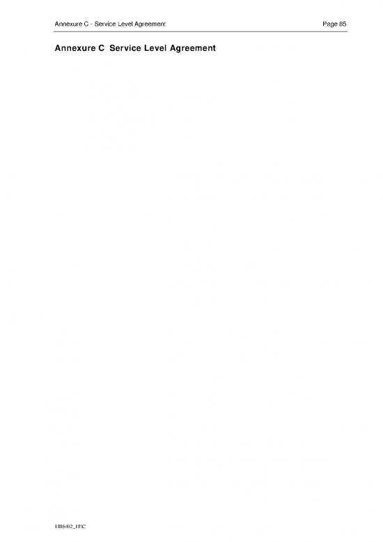 picture1_Agreement Contract Sample 202507 | Annexure C Service Level Agreement