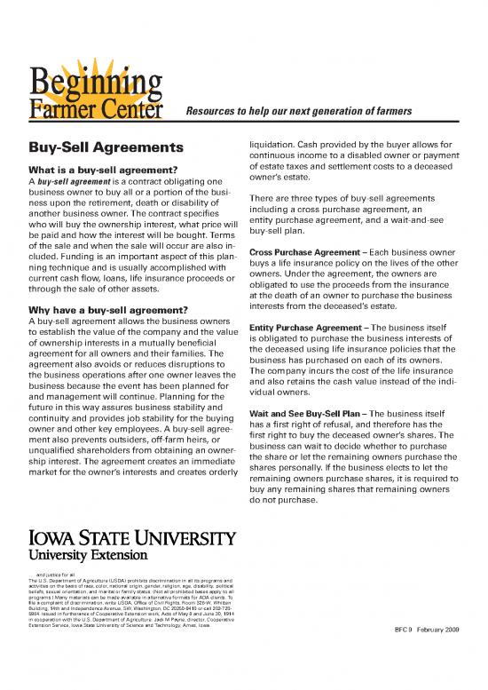 picture Agreement Contract Sample 202765 | Bfc9buysellagree