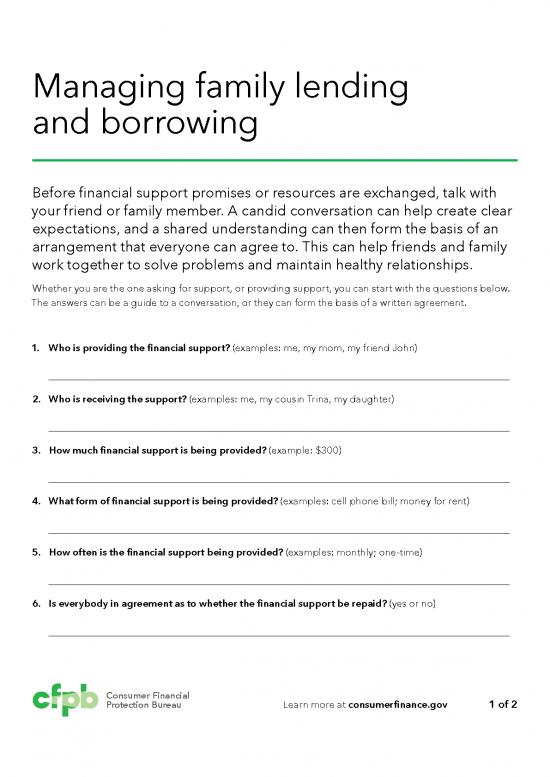 picture Agreement Form 201627 | Cfpb Covid Family Lending Ada Handout 2021