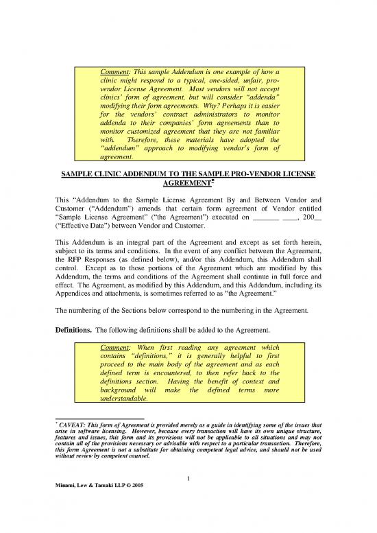 picture_Agreement Form 201938 | Clinic Addendum To Pro Vendor Sample Ehr Contract File Dtm 1