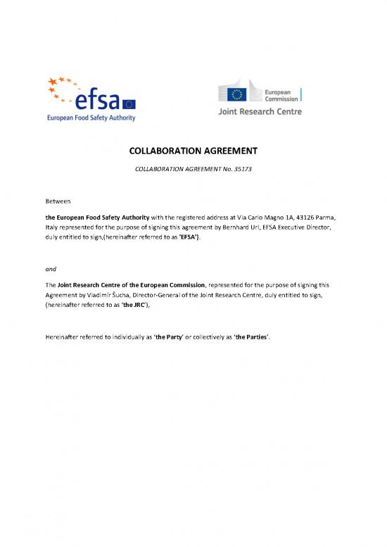 picture Agreement Sample 202732 | Collaborationjrc