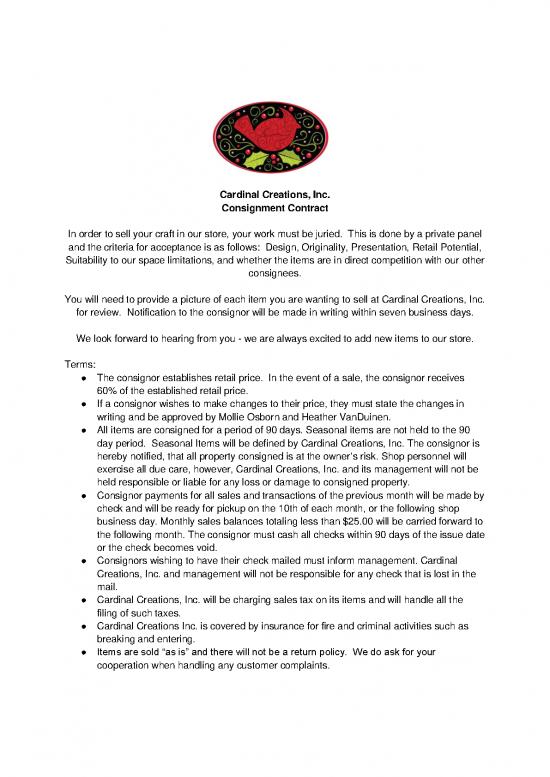 picture1_Contract Of Sale Pdf 201903 | Consignmentcontract 1