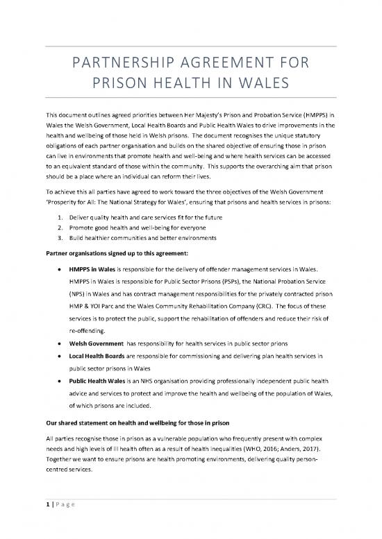 picture_Agreement Sample 202886 | Delivery Plan For Prison Health In Wales