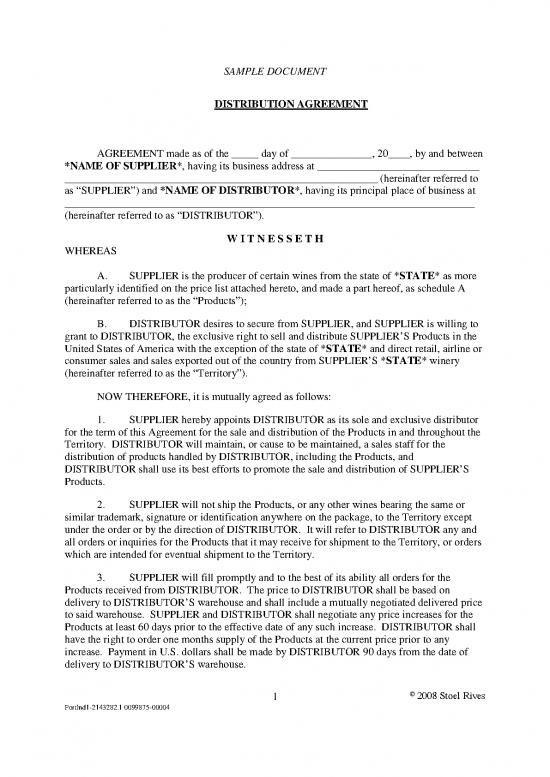 picture1_Agreement Sample 202018 | Distribution Agreement Name Of Supplier